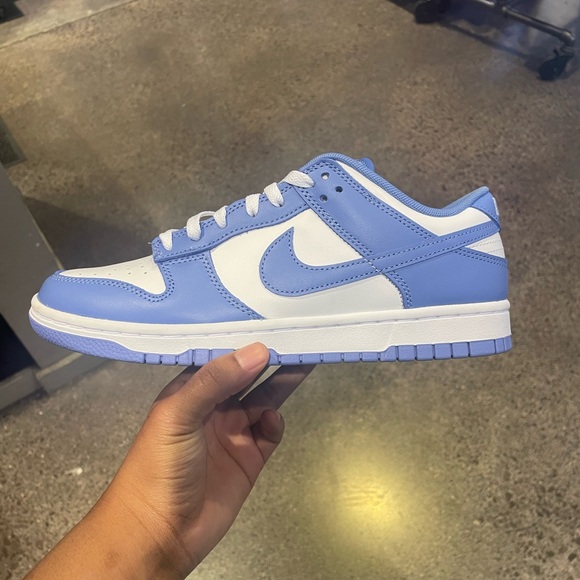 Nike Sky Blue and White Low-Tops